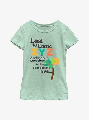 Chicka Boom Coconut Tree Youth Girls T-Shirt