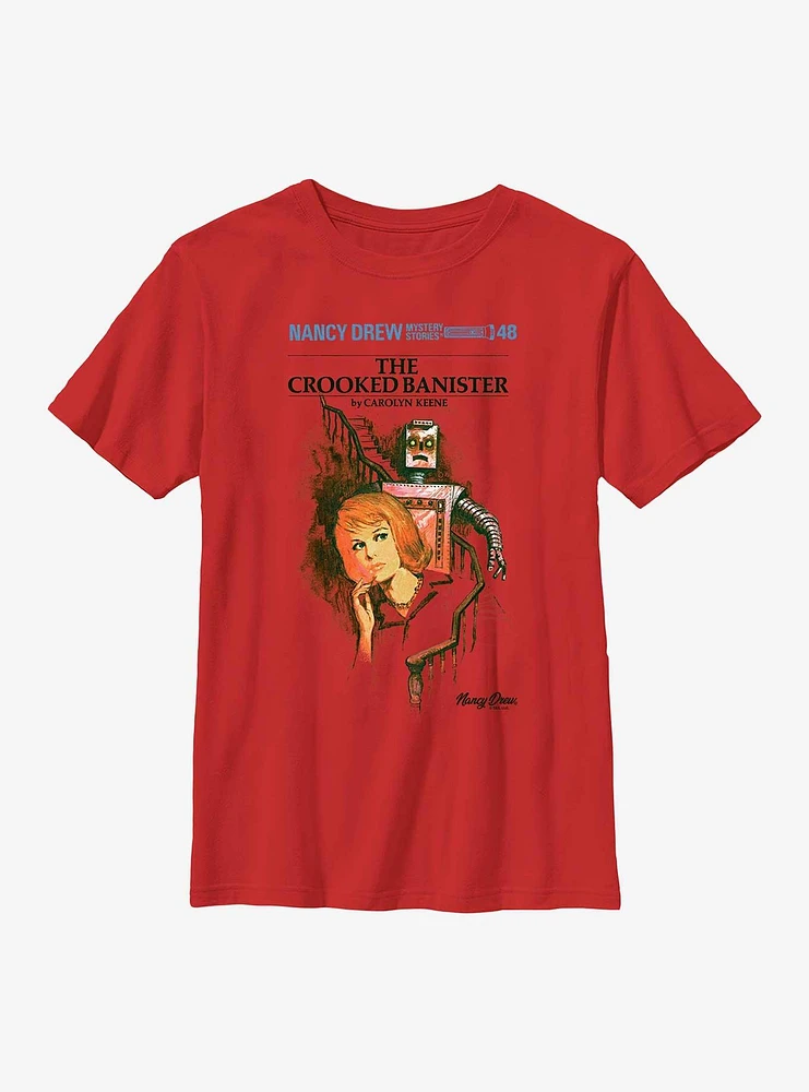 Nancy Drew Mystery Crooked Banister Youth T-Shirt