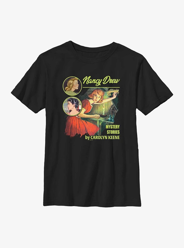 Nancy Drew Mystery Pulp Comic Youth T-Shirt
