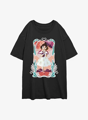 Disney The Haunted Mansion Tightrope Womens Oversized T-Shirt