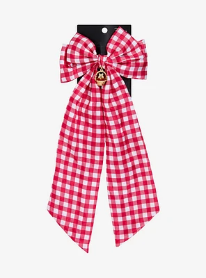 Disney Winnie the Pooh Gingham Hair Bow — BoxLunch Exclusive