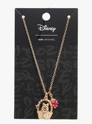 Our Universe Disney Winnie the Pooh Strawberry Basket Charm Necklace - BoxLunch Exclusive