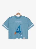 Marvel The Fantastic Four: First Steps Sue Storm Women's Plus Cropped Football Jersey - BoxLunch Exclusive
