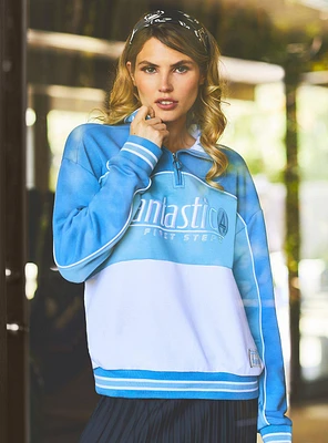 Marvel The Fantastic Four: First Steps Women's Quarter Zip Crewneck - BoxLunch Exclusive
