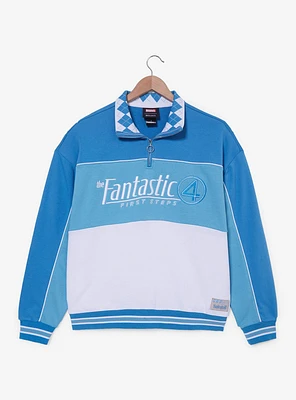 Marvel The Fantastic Four: First Steps Women's Plus Quarter Zip Crewneck - BoxLunch Exclusive
