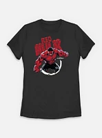 Marvel Captain America: Brave New World Red Hulk Circle Stone Womens T-Shirt
