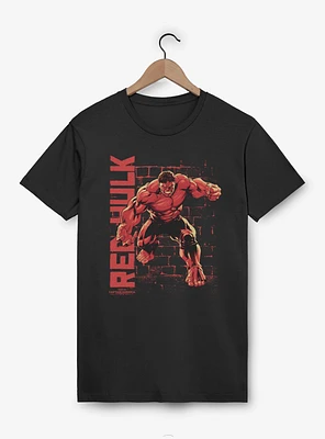 Marvel Captain America: Brave New World Stone Wall Red Hulk T-Shirt