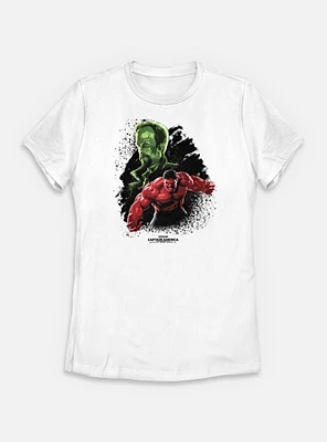 Marvel Captain America: Brave New World Leader And Red Hulk Womens T-Shirt