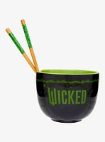 Wicked Elphaba Defy Gravity Ramen Bowl with Chopsticks