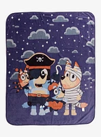 Bluey Heeler Family Halloween Costumes Fleece Throw - BoxLunch Exclusive