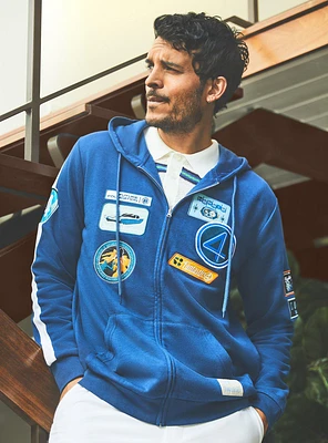 Marvel The Fantastic Four: First Steps Icon Patches Hoodie - BoxLunch Exclusive