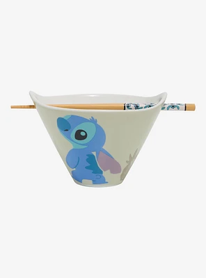 Disney Lilo & Stitch Ohana Ramen Bowl with Chopsticks
