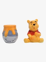Disney Winnie the Pooh Honey Pot & Pooh Bear Figural Salt & Pepper Shaker Set