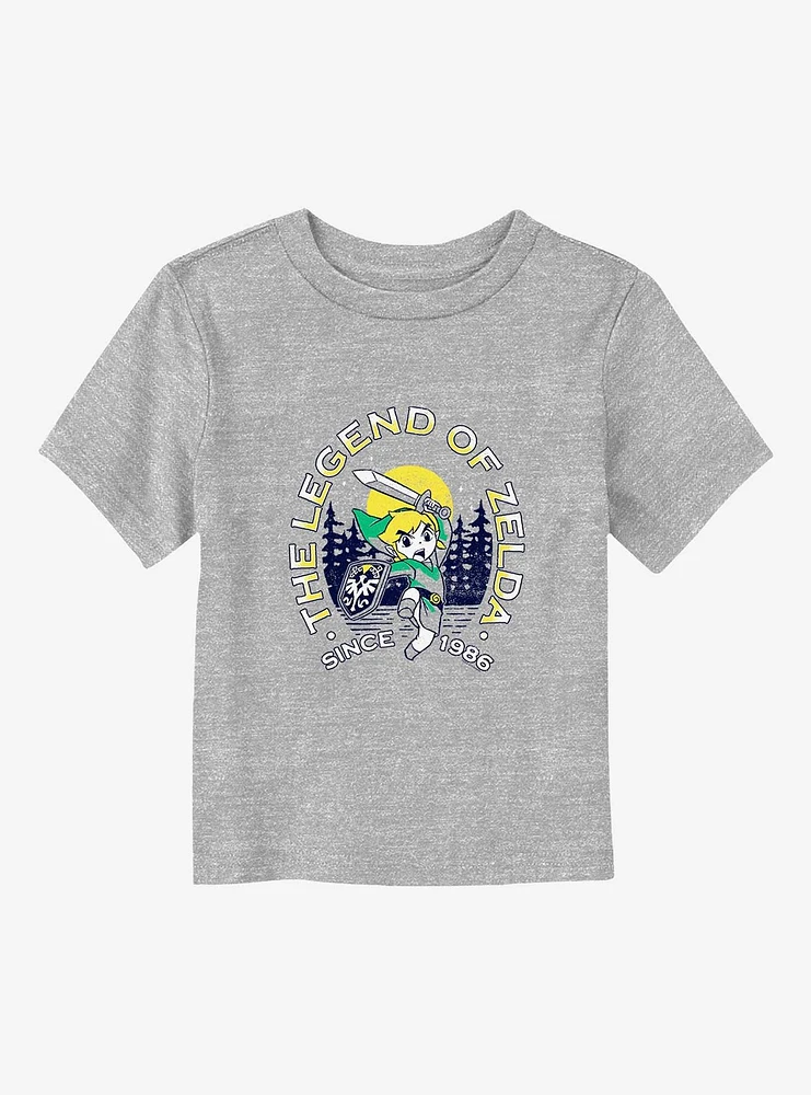 The Legend Of Zelda Outdoor Link Crest Toddler T-Shirt