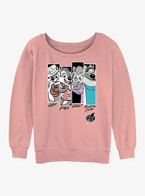 Disney Chip 'n' Dale Rescue Them Womens Slouchy Sweatshirt