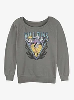 Disney Villains Trio Womens Slouchy Sweatshirt