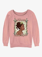 Disney The Princess And Frog Tiana Never Lose Sight Womens Slouchy Sweatshirt