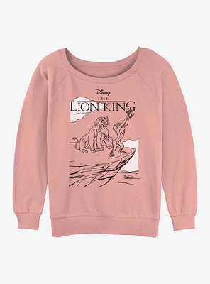 Disney The Lion King Pride Raise Womens Slouchy Sweatshirt