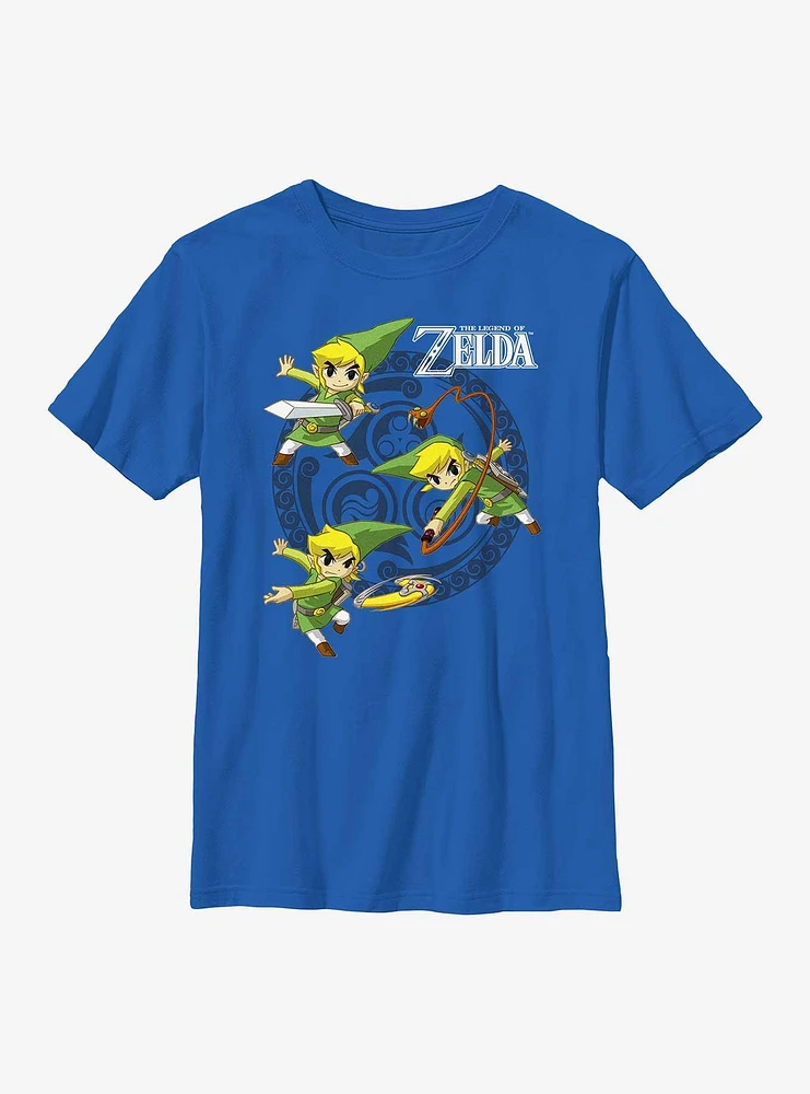 The Legend Of Zelda Three Motions Youth T-Shirt