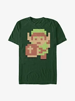 The Legend Of Zelda Giant Pixel Hero T-Shirt