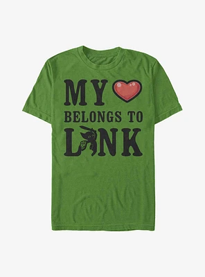 The Legend Of Zelda My Heart Belongs To Link T-Shirt