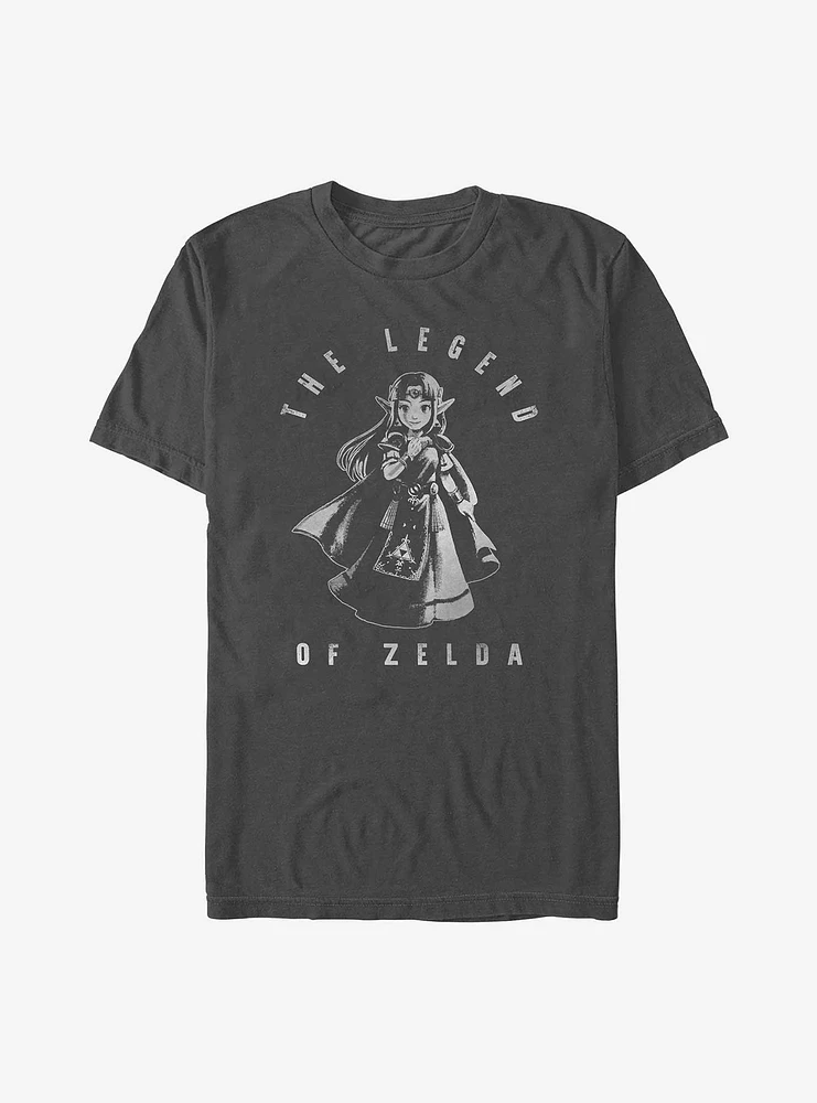 The Legend Of Zelda Pretty Monochrome T-Shirt