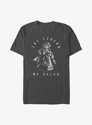 The Legend Of Zelda Pretty Monochrome T-Shirt