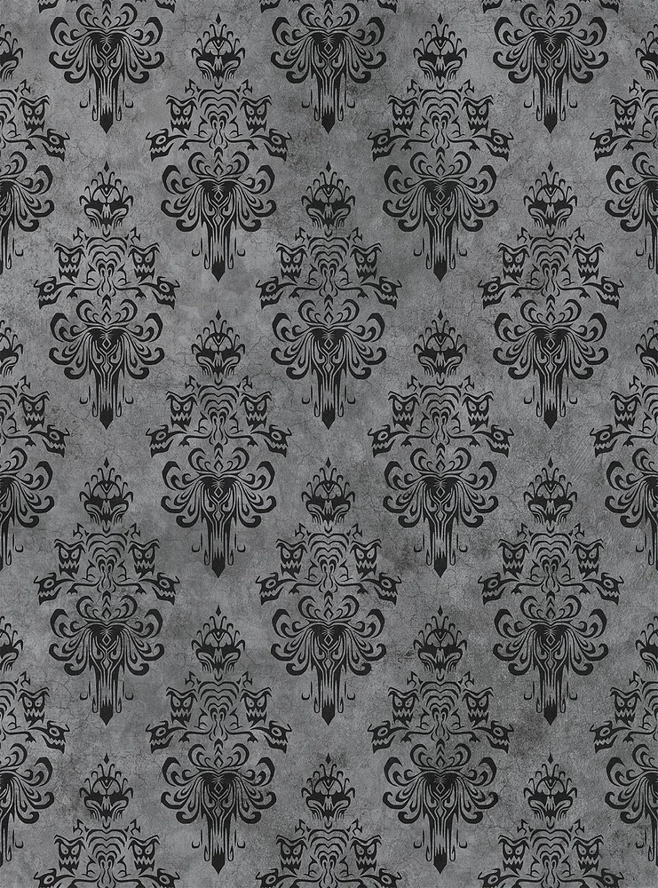 Disney Haunted Mansion Grey Peel & Stick Wallpaper