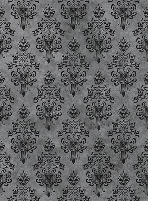 Disney Haunted Mansion Grey Peel & Stick Wallpaper