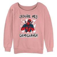Marvel Deadpool Youre My Chimichanga Womens Slouchy Sweatshirt