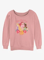 Disney Princess Best Gal Pals Womens Slouchy Sweatshirt
