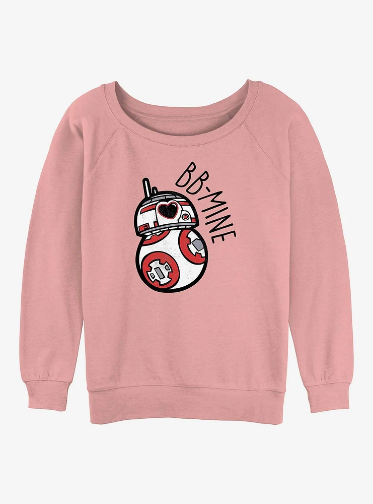 Star Wars Bb Mine Womens Slouchy Sweatshirt