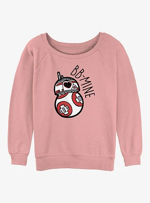 Star Wars Bb Mine Womens Slouchy Sweatshirt