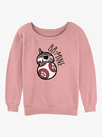 Star Wars Bb Mine Womens Slouchy Sweatshirt