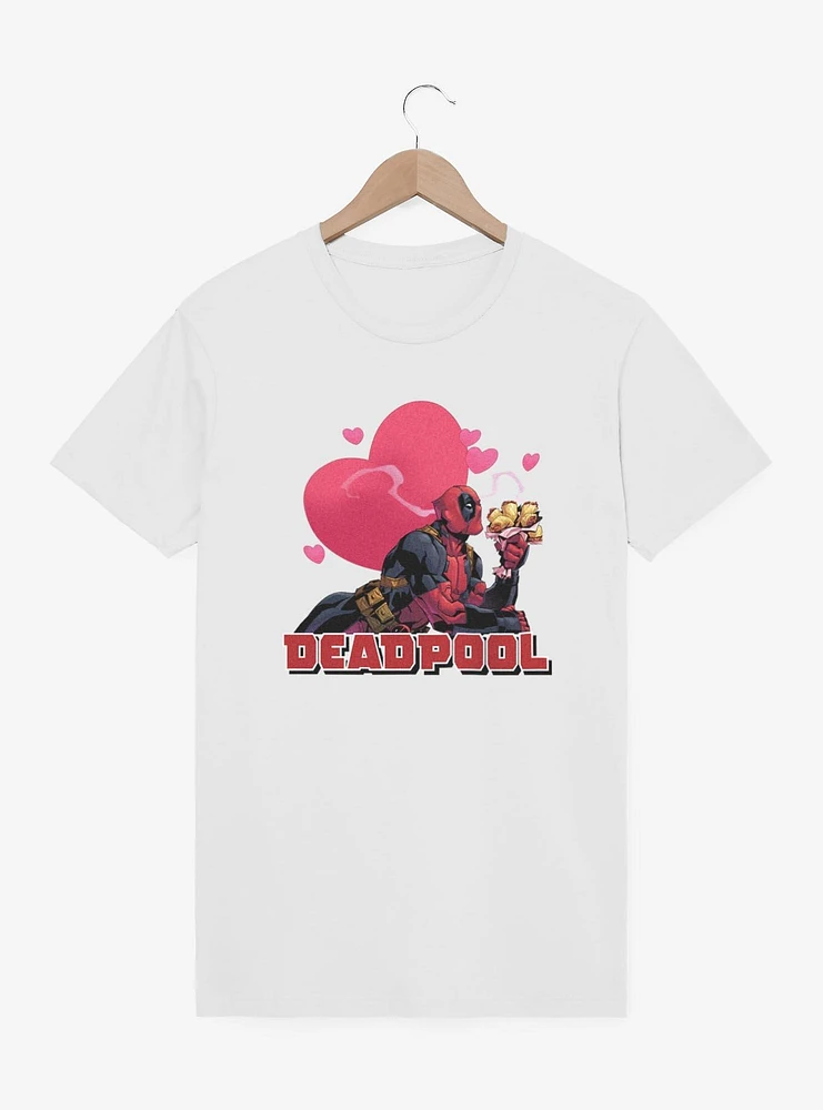 Marvel Deadpool Flower Kisses T-Shirt