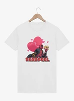 Marvel Deadpool Flower Kisses T-Shirt