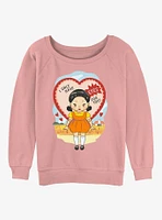 Squid Game I Only Have Eyes For You Womens Slouchy Sweatshirt