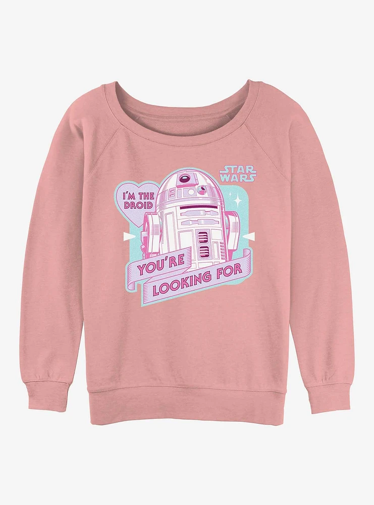 Star Wars Im The Droid Youre Looking For Womens Slouchy Sweatshirt