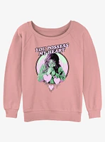 The Exorcist  You Possess My Heart Womens Slouchy Sweatshirt
