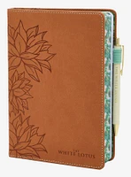 The White Lotus Floral Journal & Pen Set