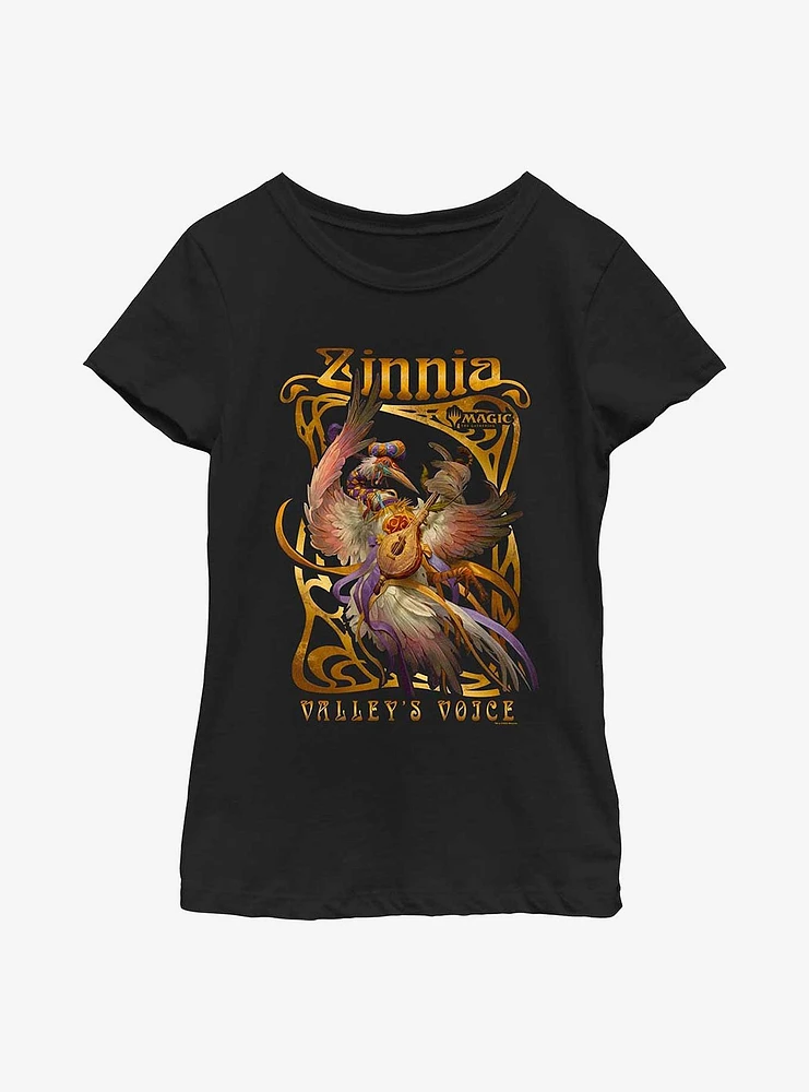 Magic: The Gathering Zinnia, Valley's Voice Youth Girls T-Shirt