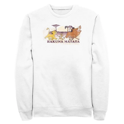 Disney The Lion King Hakuna Matata Walk Along Sunset Sweatshirt