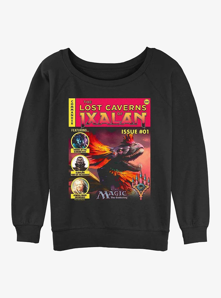 Magic: The Gathering Lost Caverns Of Ixalan Comic Womens Slouchy Sweatshirt