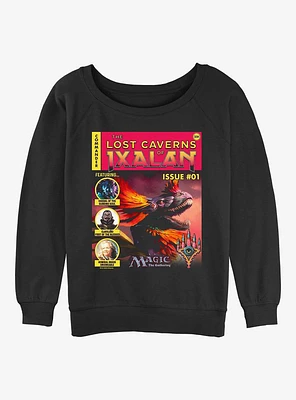 Magic: The Gathering Lost Caverns Of Ixalan Comic Womens Slouchy Sweatshirt