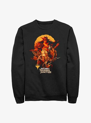 Magic: The Gathering Outlaws Of Thunder Junction Poster Sweatshirt