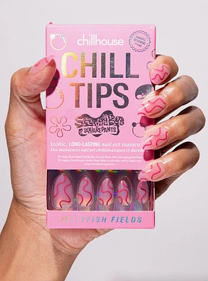 Chillhouse SpongeBob SquarePants Chill Tips Jellyfish Fields Press On Nails