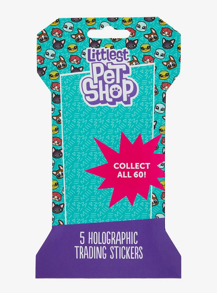 Littlest Pet Shop Holographic Trading Sticker Mystery Pack