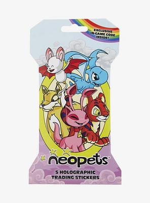 Neopets Holographic Trading Stickers Mystery Pack