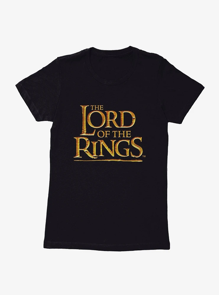 The Lord Of Rings Title Logo Womens T-Shirt