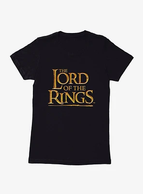 The Lord Of Rings Title Logo Womens T-Shirt